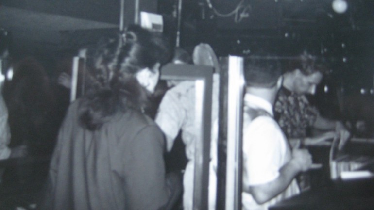 Rockshots DJ box in the late 80s