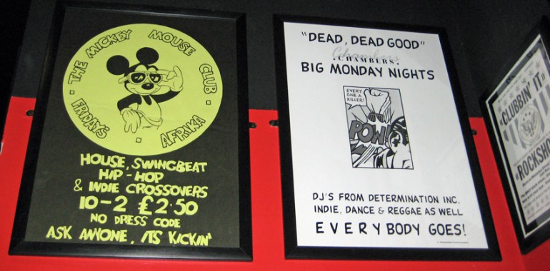 Original 80s club posters