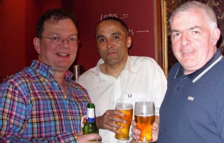 Friends drinking
