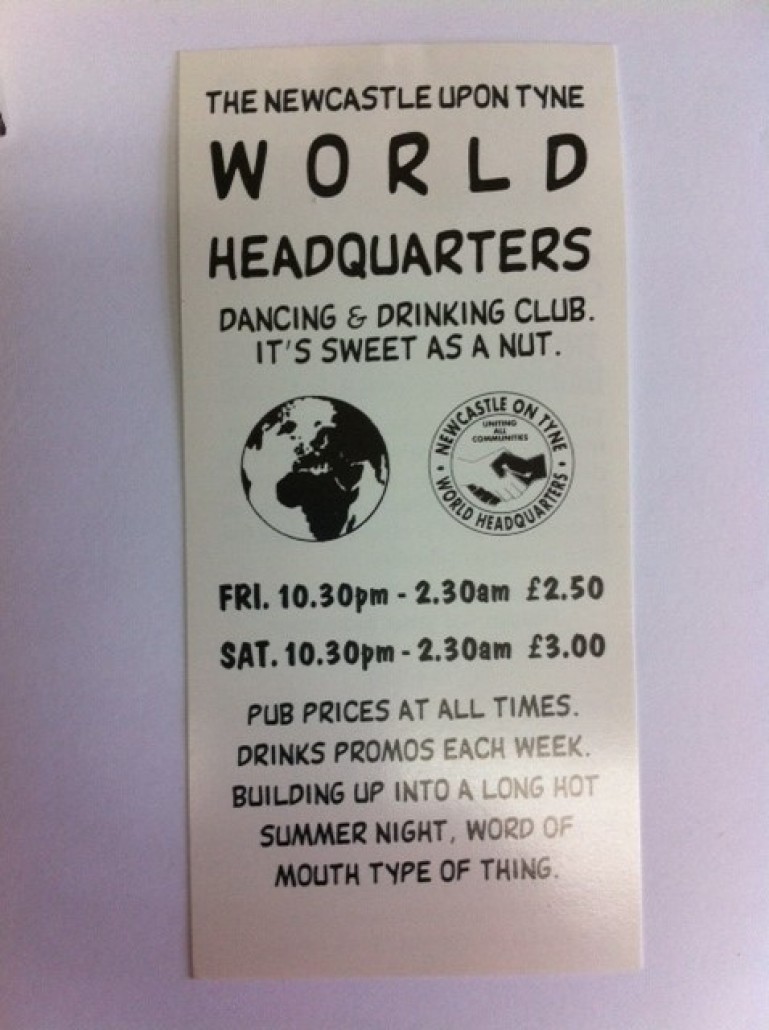 Early WHQ Flyer