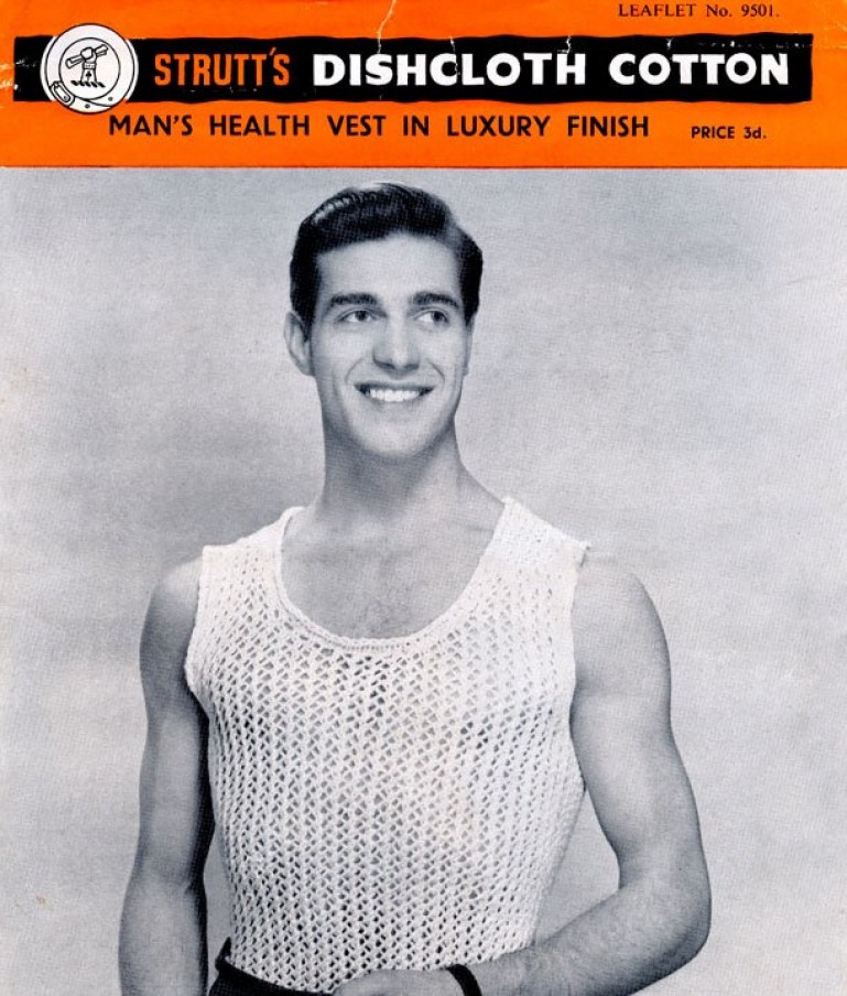 Strutts Dishcloth Cotton Vests