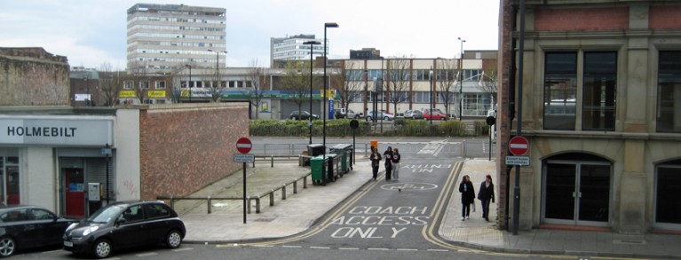 Site of the demolished WHQ