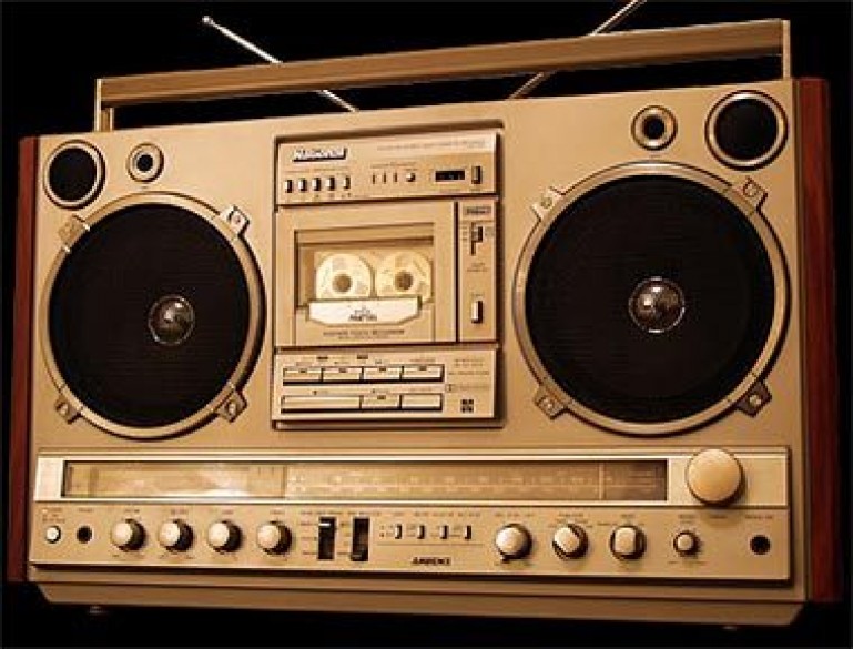 Boombox radio